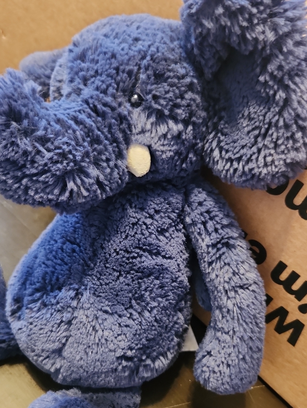 Jellycat Elephant Plush in Deep Navy - Picture 3 of 5